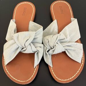 Soludos knotted slide sandals - size 8